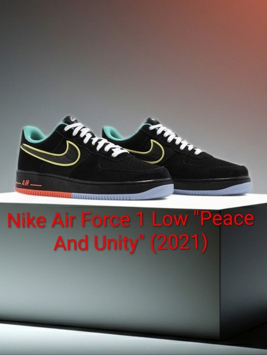 Nike Other - Nike Air Force 1 Low Rare "Peace And Unity" (2021) M9.5/W11 Fair Condition
